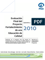 M&E Informe Final