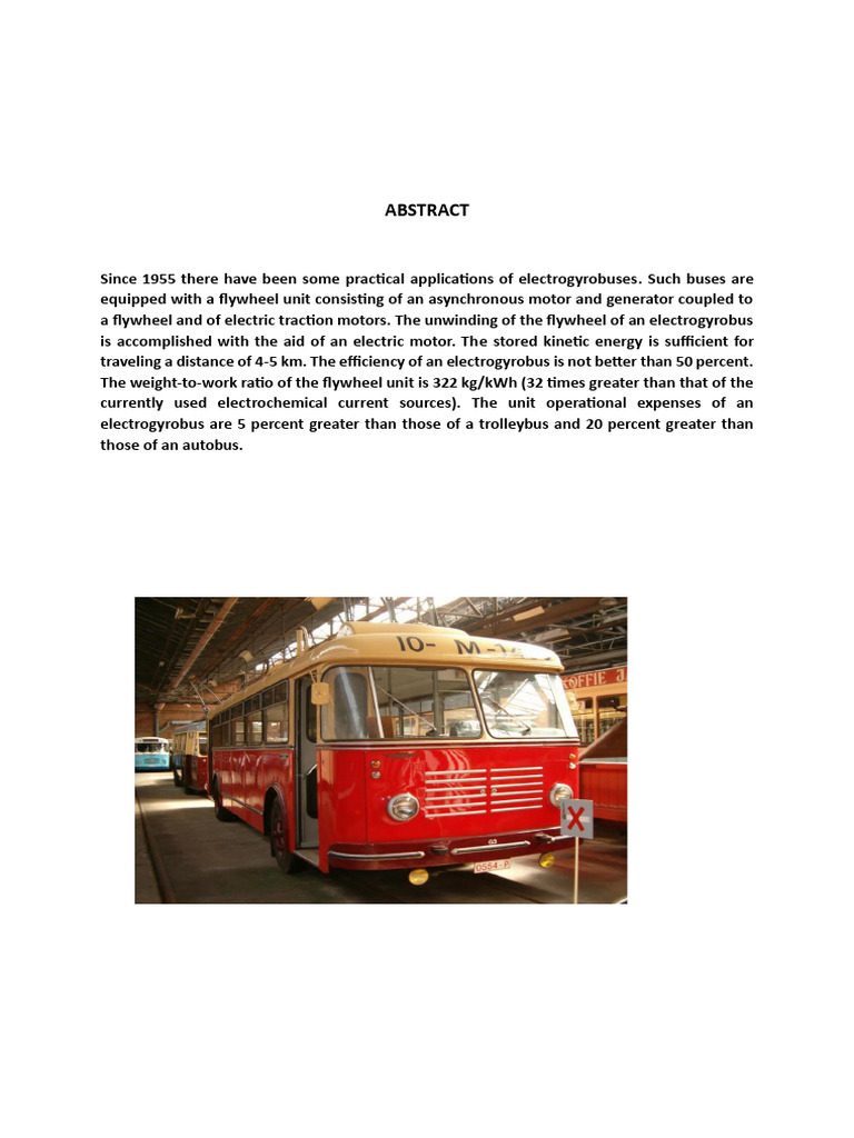 Gyrobus | PDF | Business | Technology & Engineering