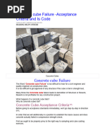 Concrete Cube Sampling Frequency IS 456 | PDF