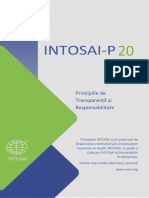INTOSAI P20 Principiile Transparentei Si Responsabilitatii