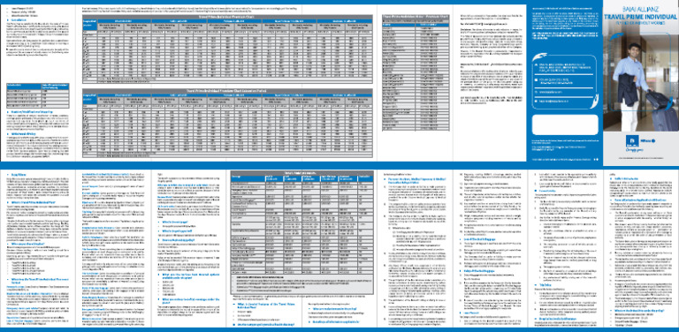 Travel Prime Individual Brochure | PDF