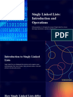 Singly Linked Lists Introduction and Operations