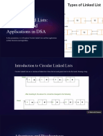 Circular Linked Lists Introduction and Applications in DSA