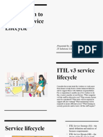 Introduction To ITIL v3 Service Lifecycle