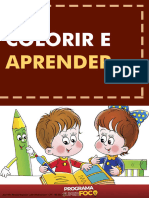 07 - COLORIR E APRENDER