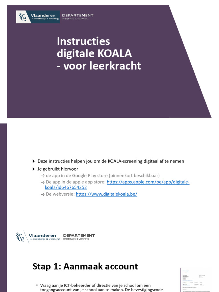 digitaleKOALA Instructies Leerkracht | PDF
