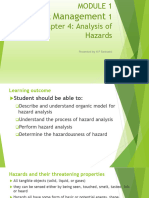 MODULE 1 - Chap 4 Analyse Hazards