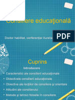 Consiliere educaţională