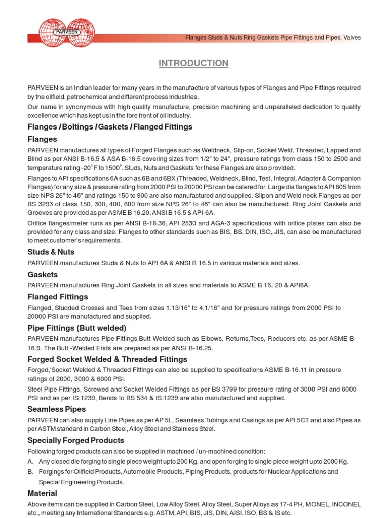API 6A Flange Specifications and Sizes | PDF | Pipe (Fluid Conveyance ...