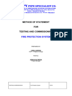 Fire Protection Method of Statement - Juan Luna