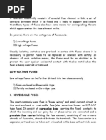 Types of Fuse