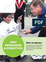 First Impressions and Stereotypes0