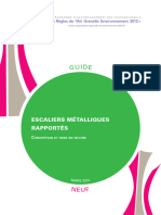 Guide Rage Escaliers Metalliques Rapportes Neuf 2014-03-0