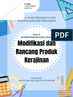 Modul Ajar Prakarya-Kerajinan - Modifikasi Dan Rancang Produk Kerajinan - Fase E