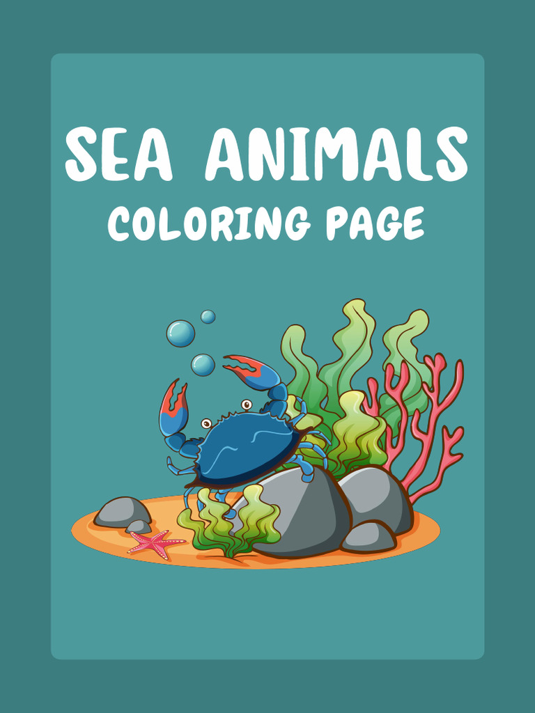 Coloring Sea Animals | PDF