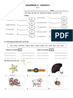 Grammar A - Lesson 5