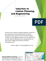 Introduction To Transportation Planning and Engineering P2