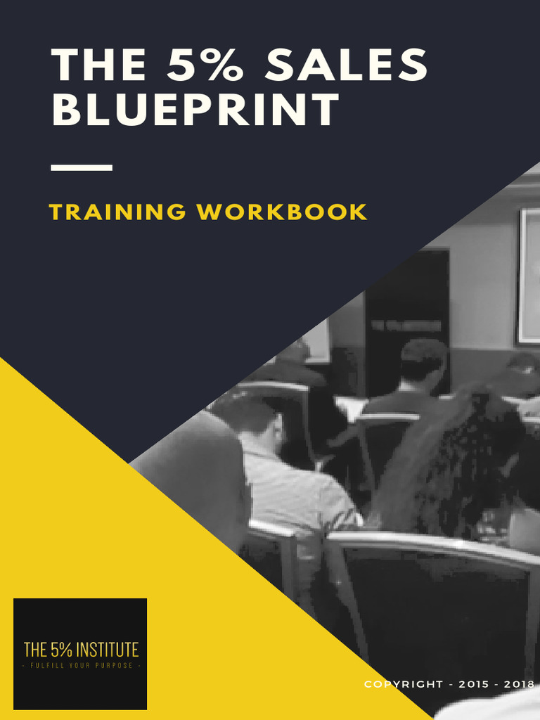 The 5% Sales Blueprint: Training Workbook | PDF
