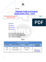 IMS' Ultimate Guide To B-School Applications 23 - 24