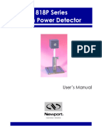 818P Series High Power Detector: User's Manual