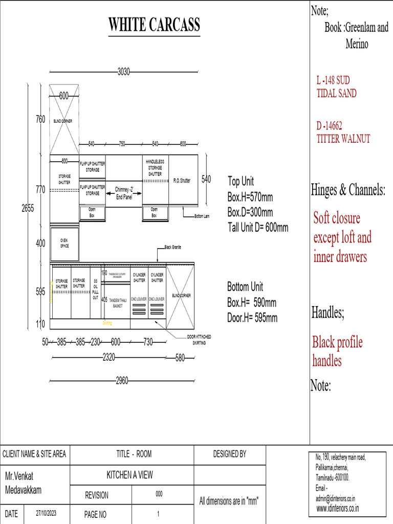 Kitchen and Bedroom Design Details | PDF