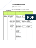 Actividad de Aprendizaje No 1