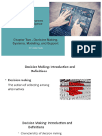2-DSS CH2 Decision Making, Systems, Modeling, and Support