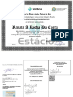 Diploma - BIOMEDICINA - Renata A Rocha Da Costa