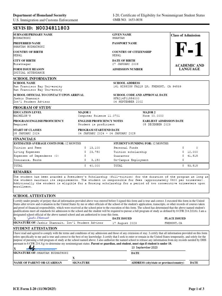 F-1 Student Eligibility Guide | PDF | Travel Visa | Government