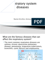 Respiratory System Diseases