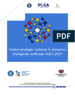 Cadrul Strategic Național În Domeniul Inteligenței Artificiale 2023-2027