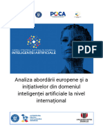 Analiza Abordării Europene Și A Inițiativelor Din Domeniul Inteligenței Artificiale La Nivel Internațional