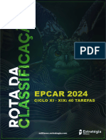 Rota Da Classificação - EPCAR - Ciclo XI - XIX