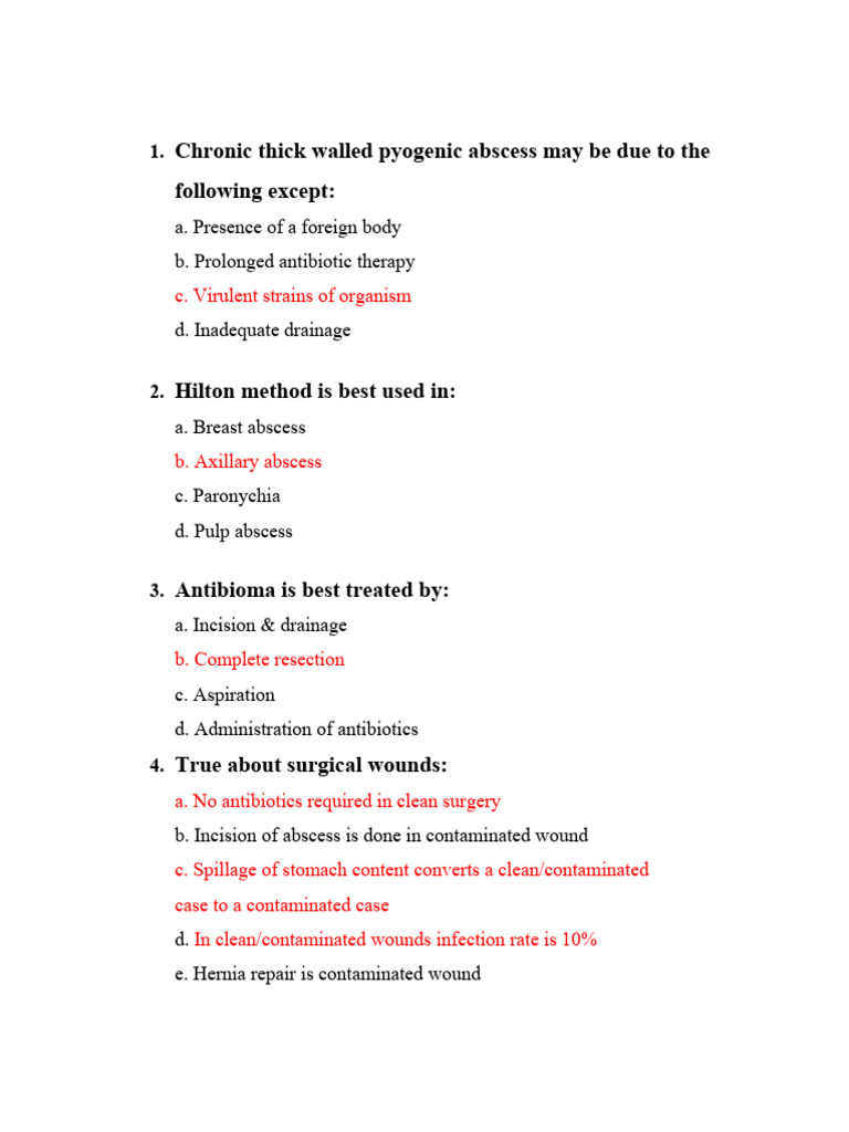 Surgical Infection Management Guidelines | PDF | Self-Improvement ...