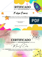 Certificado Infantil INK