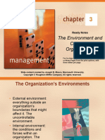 Griffin - Ready Notes The Environment and Culture of Organizations
