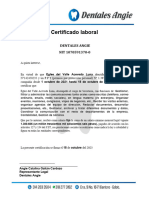 Certificado Laboral