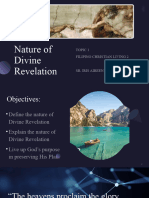 FCL 2 - 1nature of Divine Revelation