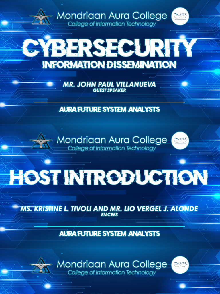 Cybersecurity PPT | PDF