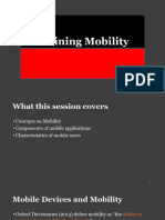 411 - Mobile Applications Development - Mobility