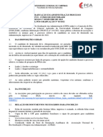 Edital PPGA Regular Doutorado Ingresso 2s2022