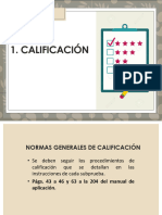 C. Calificación e Informe Del WAIS-IV