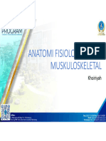 Anatomi Sistem Muskuloskeletal