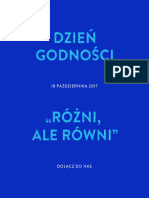 Materiał Warszatowy - Dzień Godności 1718 - RÓŻNI ALE RÓWNI