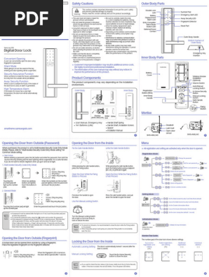 Samsung Digital Door Lock (SHP-DH538)