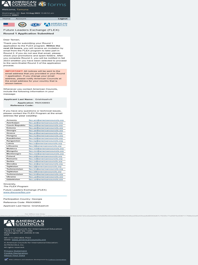 FLEX Application Update | PDF | Cyberspace | Computing