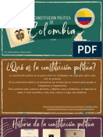 Constitución Política Colombiana Por Andrea Dávila