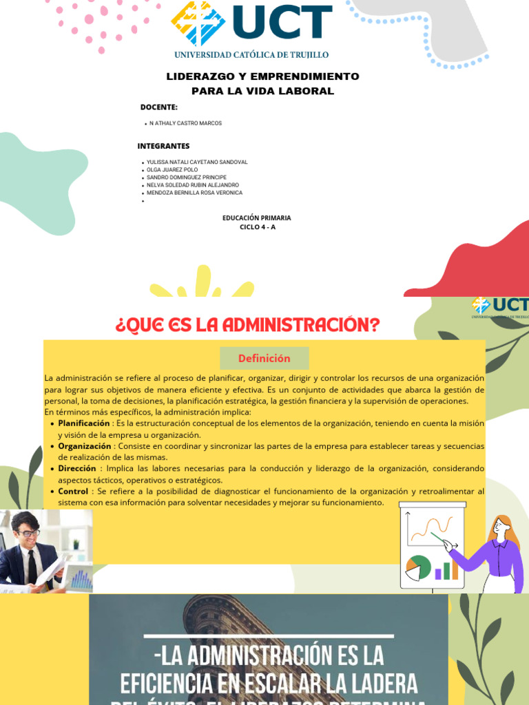 Fundamentos de Administración y Liderazgo | PDF | Crecimiento personal ...