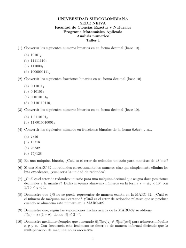 Taller 1 | PDF | Métodos y materiales de enseñanza | Ciencia y matemáticas