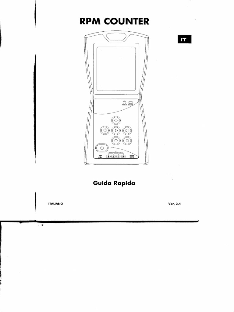 Manual Captador RPM | PDF